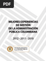 Mejores Experiencias de Gestión 2010-2012