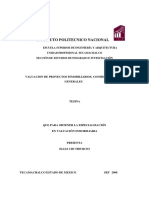 Valuacion Inmobiliaria IPN PDF