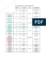 Programacion Mes de Septiembre 2017