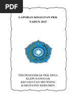 Laporan PKK TH 2015