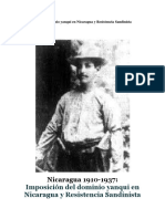 Imposición Del Dominio Yanqui en Nicaragua y Resistencia Sandinista