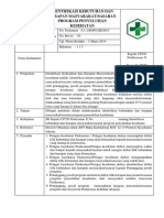 Identifikasi Kebutuhan Dan Harapan Masyarakat/Sasaran Program Penyuluhan Kesehatan