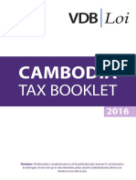 Cambodia Tax Booklet January 2016