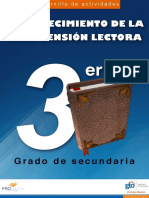 Cuadernillo Comprensión Lectora Español 3o.