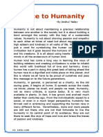 Service to Humanity Essay by Anshul Yadav