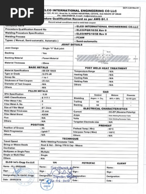 PQR-3G FCAW Sample PDF, 58% OFF | www.oceanproperty.co.th