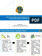 Aspek Pertanahan Dan Tata Ruang Dalam Rangka Pelaksanaaan Proyek Strategis Nasional