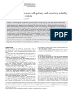 Sexual Function in Women With Primary and Secondary Infertility in Comparison With Controls