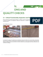 Critical Inspections and Quality Checks