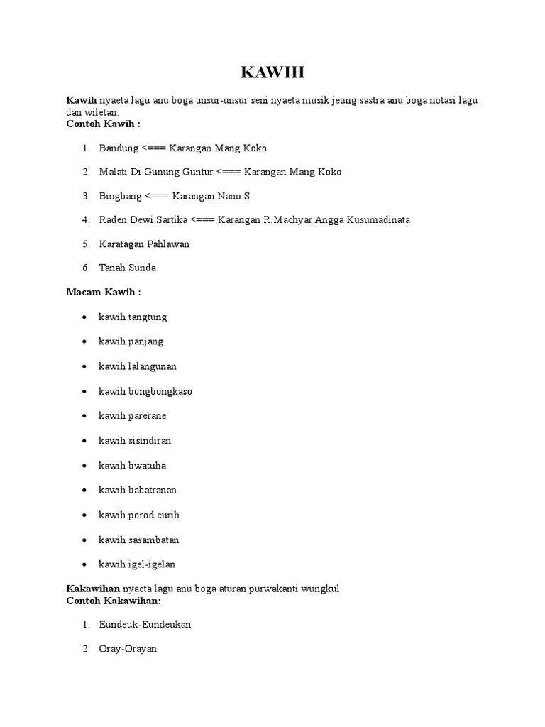 Materi Sunda Kelas 8