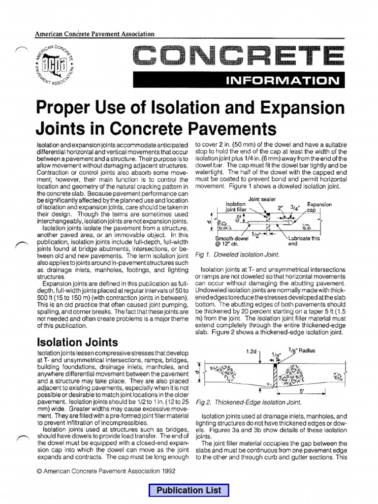 Joints in Pavements PDF | PDF | Road Surface | Concrete