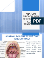 Anatomi Fisiologi Dan Pemeriksaan Klinis Tenggorok