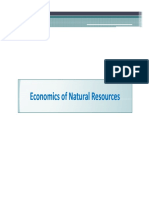 Economics of Natural Resources