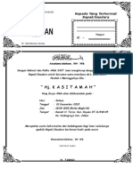 Contoh Undangan Tahlilan 1000 Hari Meninggalnya