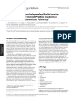 ESMO Relapsed Ovarian Ca