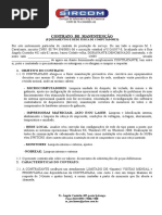 Contrato Manutenção