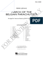 March of The Belgian Parachutists: Pierre Leemans