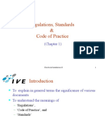 Regulations, Standards & Code of Practice: (Chapter 1)