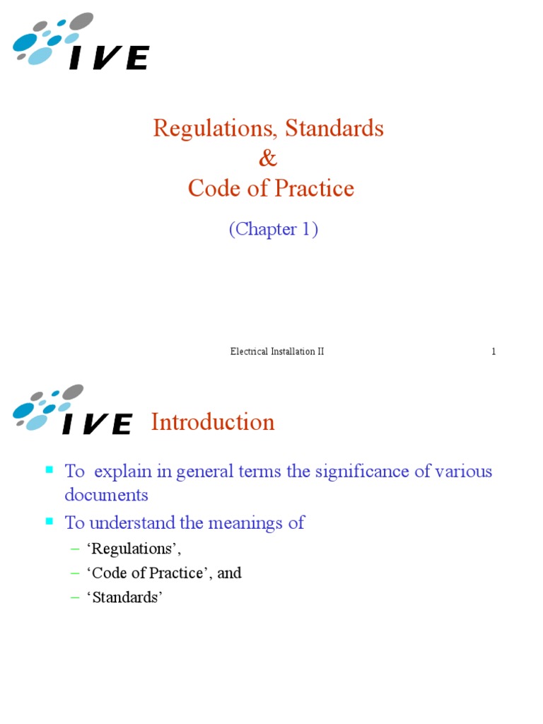 Indian Standard: Code Of Practice For Electrical Wiring Installations ...