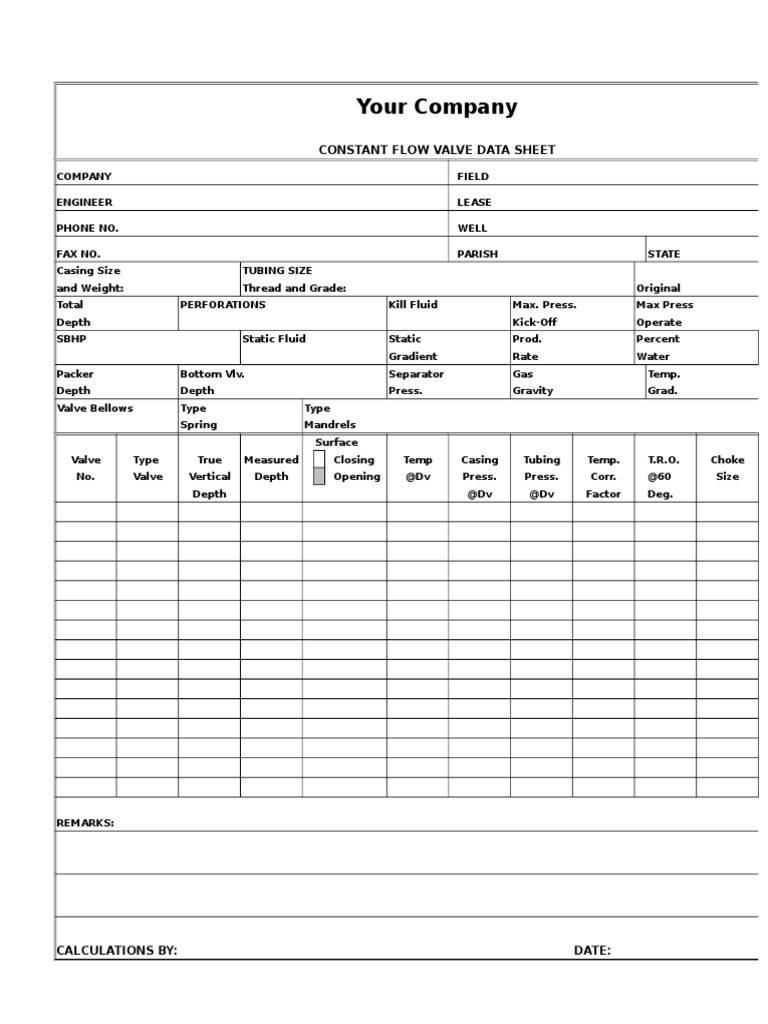 Constant Flow Valve Data Sheet | PDF