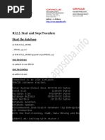 R12.2. Start and Stop Procedure Start The Database: Author - A.Kishore