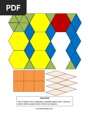 Multiple Pattern Blocks in Color