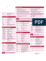 Regular Expressions Cheat Sheet v2 PDF