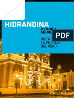 Hidrandina: Memoria Anual