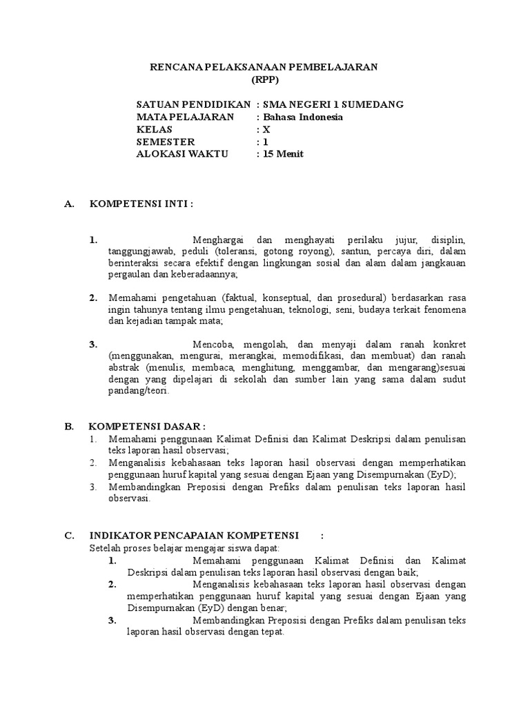 Teks Laporan Hasil Observasi Tentang Pendidikan Terkait