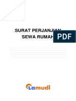 Contoh Surat Perjanjian Sewa Rumah PDF