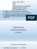 American History Welcome1