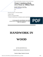 The Project Gutenberg eBook of Handwork in Wood, By William Noyes