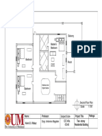 Two-storey Residential Building Floor Plan