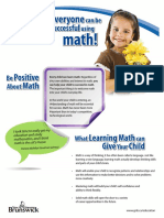 Mathparentbrochure Kindergarten