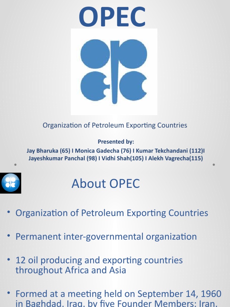 OPEC: Structure, Impact, and Challenges | PDF | Technology & Engineering