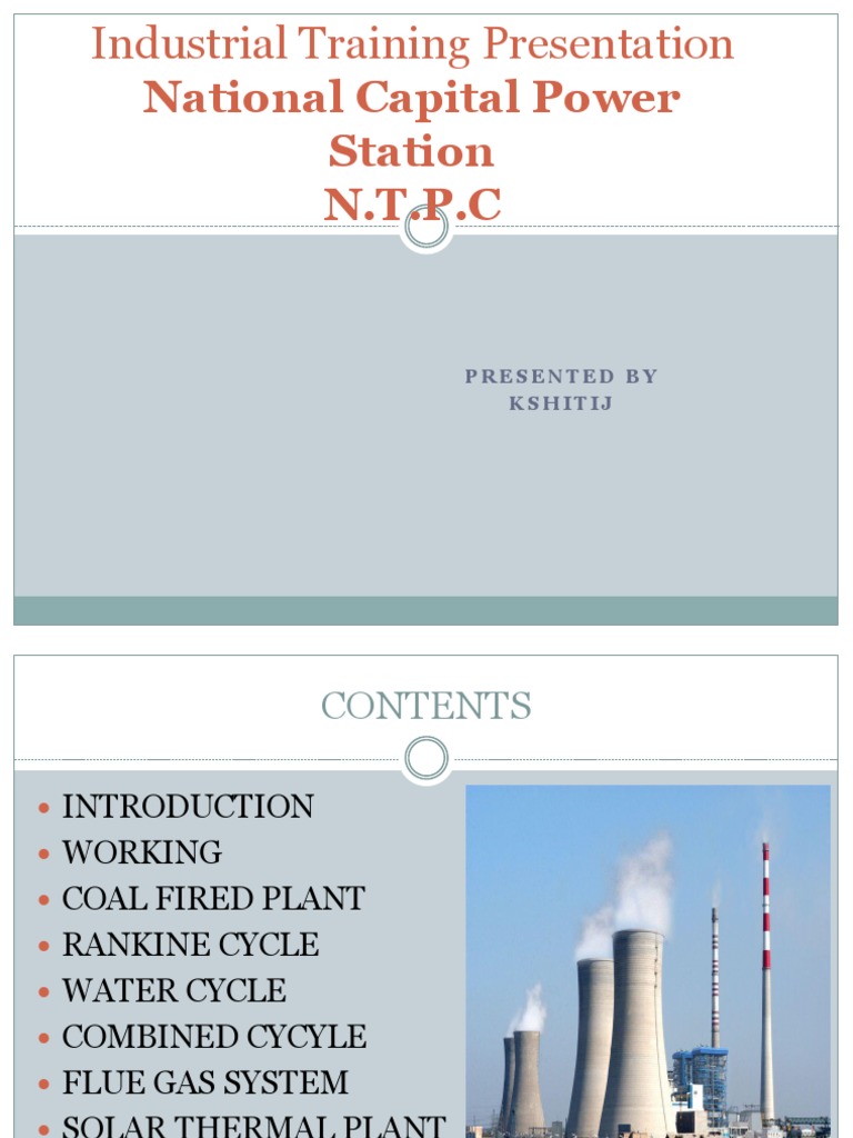 Overview of NTPC Dadri Power Plant | PDF | Steam | Power Station