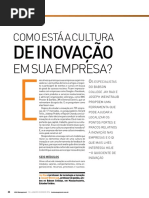 Cultura da inovação na empresa
