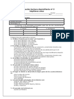 Evaluación Lectura Domiciliaria Nº 3