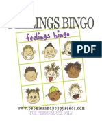 Feelings Bingo PDF