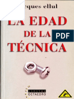 Ellul Jacques La Edad de La Tecnica