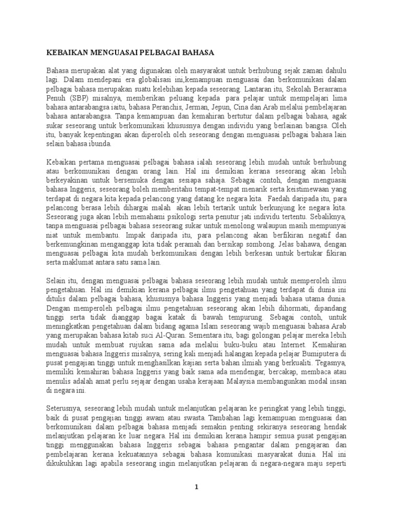 Karangan Bhg B Pdf