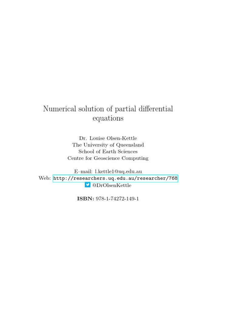 Solving ODEs with Euler's Method | PDF | Partial Differential Equation ...