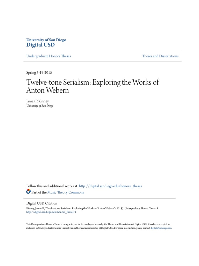Twelve-tone Serialism and Webern's Works | PDF | Richard Wagner | Chord ...