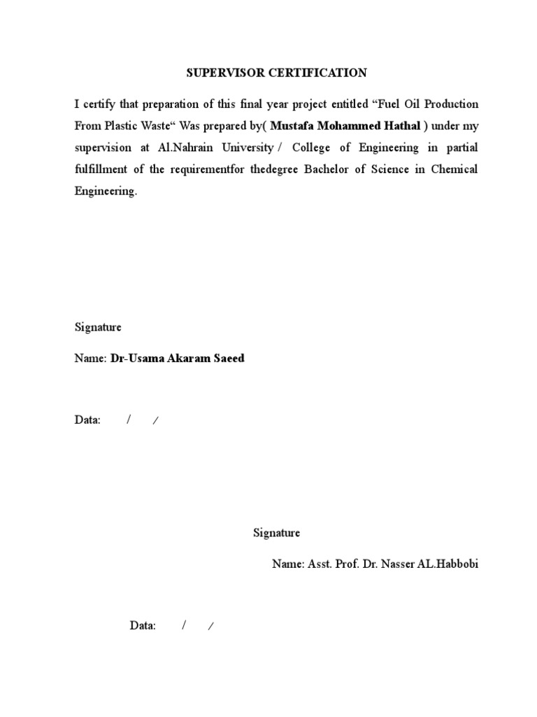 Supervisor Certification | PDF | Vocational Education | Engineering