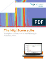 PANalyticals HighScore Suite Brochure PDF