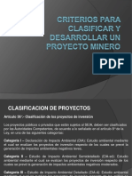 Criterios Para Clasificar y Desarrollar Un Proyecto Minero 33082