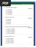 Geometry - Chapter 0, Chapter Test