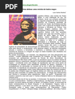 Legítima Defesa Uma Revista de Teatro Negro