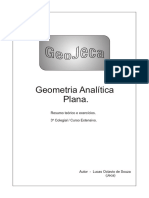 Estudo de Geometria Analitica PDF
