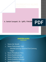Anatomi Berorientasi Klinis: A. Sentot Suropati. Dr. SPPD, Finasim